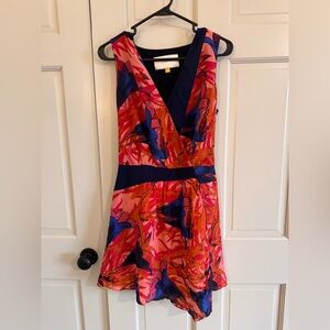 Anthropologie Leifsdottir Silk faux wrap Malva dress size 2